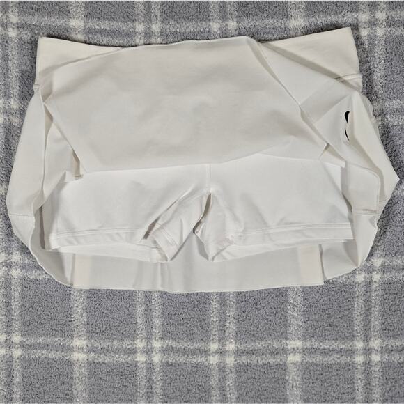 Nike Dri Fit Women's Ivory White Tennis Mini Skirt Size Medium - Picture 3 of 10